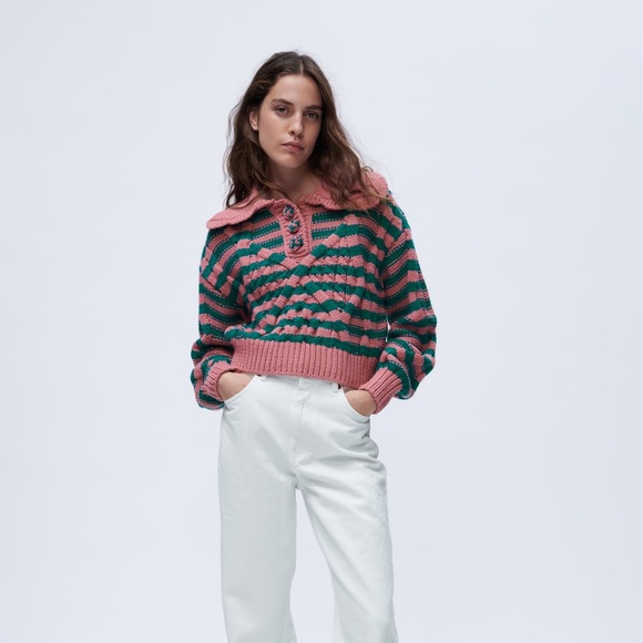 Zara NWT cable knit sweater - Picture 5 of 9